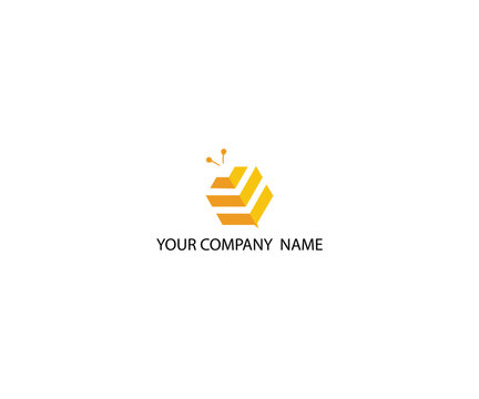 bee logo design