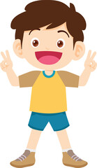 children or kids cartoon character