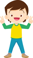 children or kids cartoon character