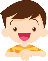 children or kids cartoon character
