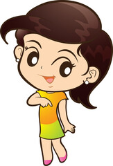 children or kids cartoon character