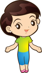 children or kids cartoon character