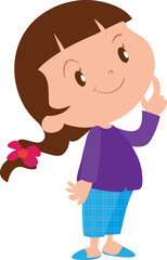 children or kids cartoon character