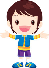 children or kids cartoon character