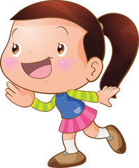 children or kids cartoon character