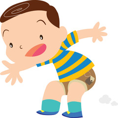 children or kids cartoon character