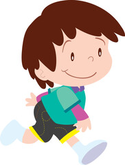 children or kids cartoon character