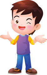 children or kids cartoon character