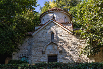 Stella Maris chapel in Palace park and Botanic garden in Balchik city, Bulgaria