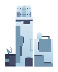 Mars explorer. Discovery and scientific. Space research station. Astronautics and space exploration technologies. Technology for space industry exploration