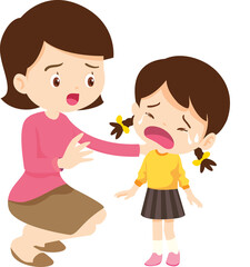 Family character-father mother and children