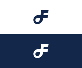 letter f  logo  design