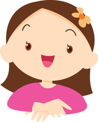 Obraz premium Family character-father mother and children