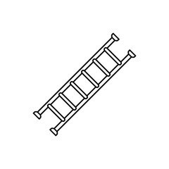 ladder, stairway icon in line style icon, isolated on white background