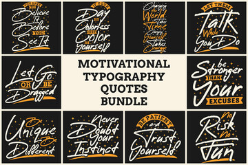 MOTIVATIONAL TYPOGRAPHY QUOTES BUNDLE VOL. 8