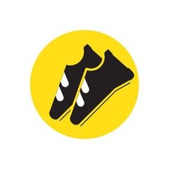 shoe icon, vector logo icon