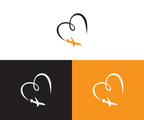 m travel logo design