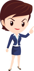 employees and office workers cartoon characters