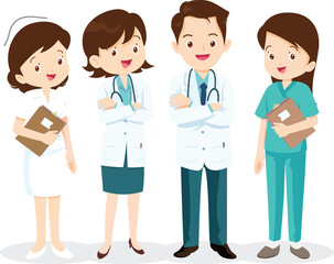 Doctor Cartoon character professional doctor