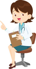 Doctor Cartoon character professional doctor