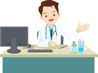 Doctor Cartoon character professional doctor