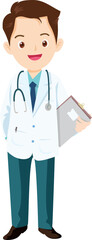 Doctor Cartoon character professional doctor