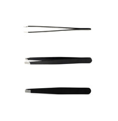 Black Tweezers Isolated