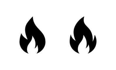 Fire icon vector. fire sign and symbol