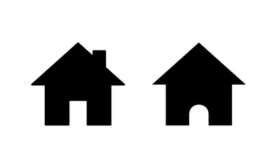 Fototapeta premium House icon vector. Home sign and symbol