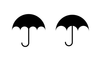 Umbrella icon vector. umbrella sign and symbol