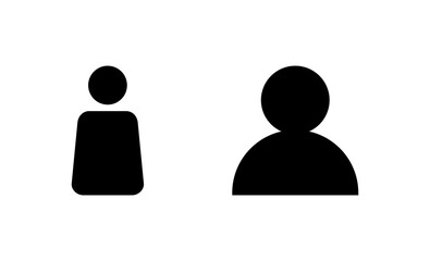 User icon vector. person sign and symbol. people icon.