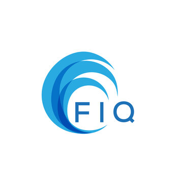FIQ letter logo. FIQ blue image on white background. FIQ Monogram logo design for entrepreneur and business. . FIQ best icon.
