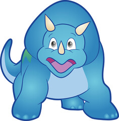 funny cartoon dinosaurs for kids cute dinosaurs. T-rex, diplodocus, triceratops cartoon style