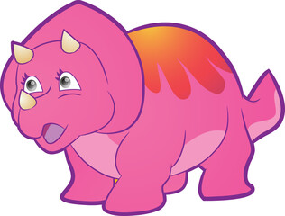 funny cartoon dinosaurs for kids cute dinosaurs. T-rex, diplodocus, triceratops cartoon style