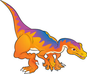funny cartoon dinosaurs for kids cute dinosaurs. T-rex, diplodocus, triceratops cartoon style