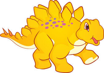 funny cartoon dinosaurs for kids cute dinosaurs. T-rex, diplodocus, triceratops cartoon style