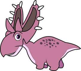 funny cartoon dinosaurs for kids cute dinosaurs. T-rex, diplodocus, triceratops cartoon style