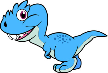 funny cartoon dinosaurs for kids cute dinosaurs. T-rex, diplodocus, triceratops cartoon style