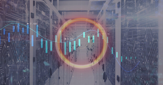 Image of scope scanning and data processing over computer servers