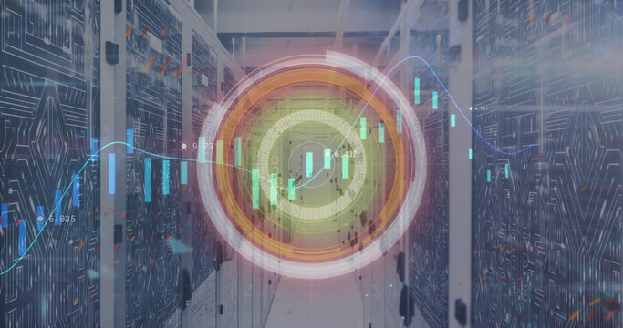 Image of scope scanning and data processing over computer servers