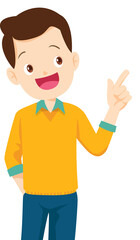 Cute Family together. Group of people standing. Little boy, teenager girl, woman, man, old man, senior woman,Father, mother, sister, brother, grandfather