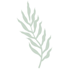 Fototapeta premium Aesthetic wreath green leaf nature