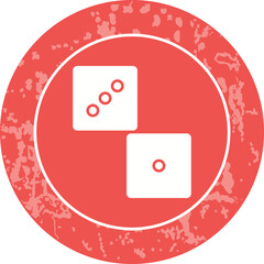 Unique Dice Vector Icon