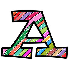 Alphabet Letter A 