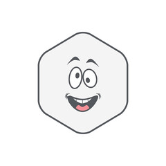 Emoticon Doodle Cute Basic Shape With Expression