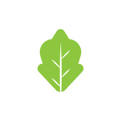 Logos of green Tree leaf ecology nature element vector