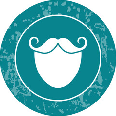 Beard and Moustache Icon