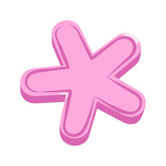 Obraz premium Sweet Candy Diamond Crystal Shape