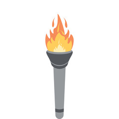 Torch Light Fire fiery flame bright fireball flames Torchlight Red