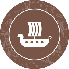 Viking Ship Icon